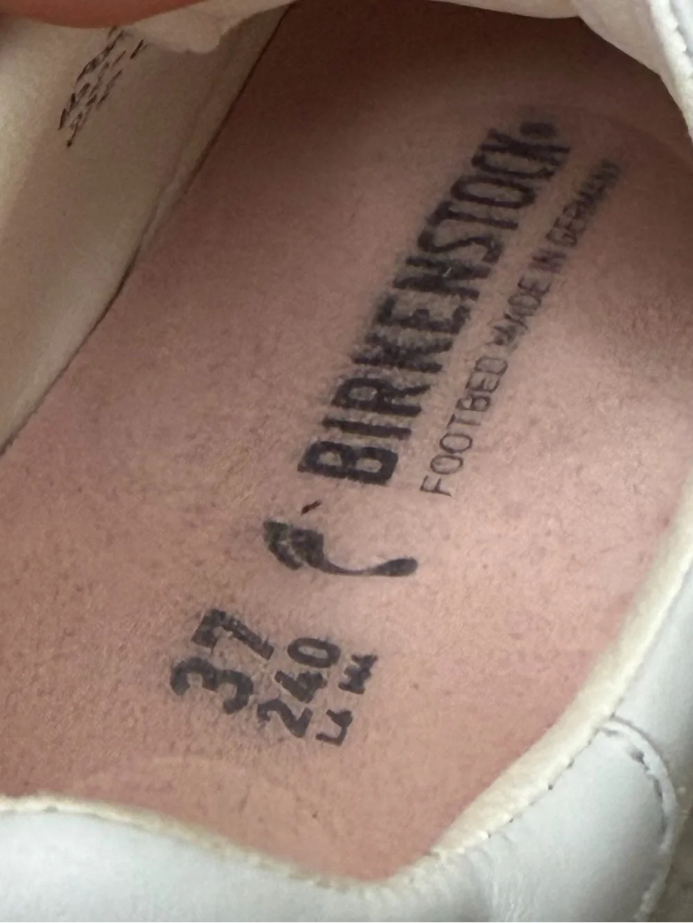 Birkenstock Bend Low Women's Size 6 White Leather Minimalist Sneaker Shoes